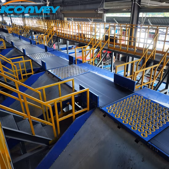 Iconvey Intelligentes Sortiersystem Produkt Balance Wheel Sorter Factory