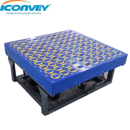 Iconvey Wheel Sorter Conveyor 90 Grad 180 Grad drehbarer Rollenförderer Wheel Sorter